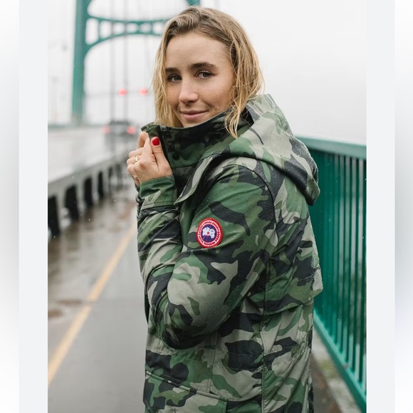 NWT CANADA GOOSE CAMOUFLAGE CAVALRY WATER REPELLENT JACKET MEN'S MEDIUM - Picture 15 of 15